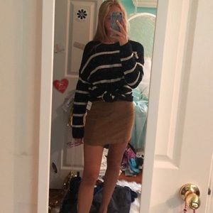 NWT Free People Brown Corduroy Skirt